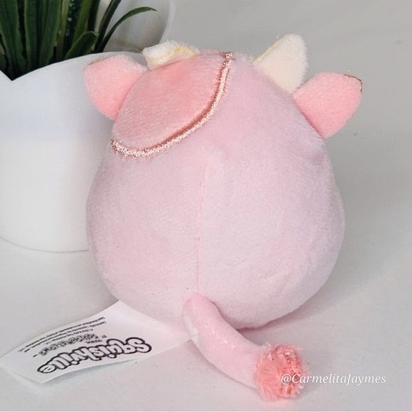 CLAY 🐄 Pink Spotted Cow Squishville By Original Squishmallows By Kellytoy NWT - Picture 3 of 4